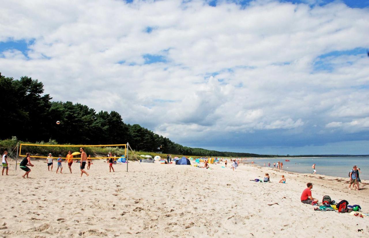 Ferienhaus Zum Boddenstrand Mit Ka Gross Zicker Ngoại thất bức ảnh